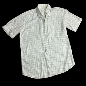 Givenchy men’s button down short sleeve shirt, lightly preowned